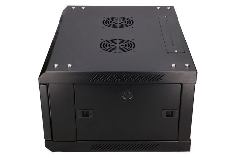 Extralink Szafa rack 4U 600x450 Czarna montowana na ścianie