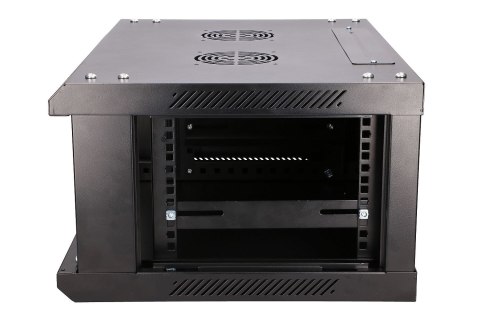 Extralink Szafa rack 4U 600x450 Czarna montowana na ścianie