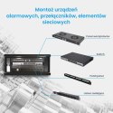 Extralink Szafa rack 4U 600x450 Czarna montowana na ścianie
