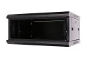Extralink Szafa rack 4U 600x450 Czarna montowana na ścianie