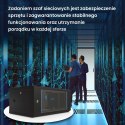 Extralink Szafa rack 4U 600x450 Czarna montowana na ścianie