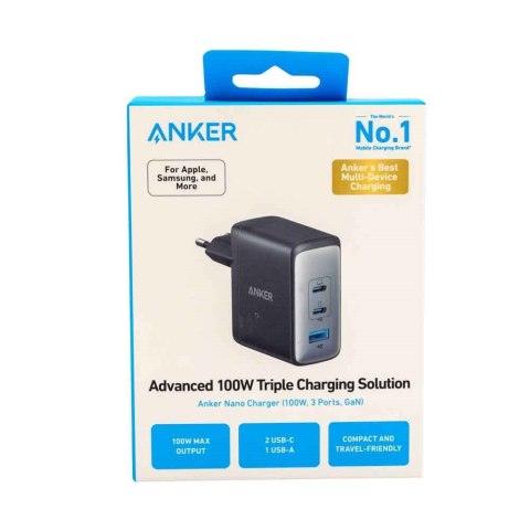 Ładowarka Anker 736 (Nano II 100W) A2145G11 Czarna