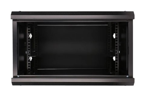 Szafa rack Extralink 6U 600x450 Czarna montowana na ścianie