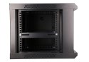Szafa rack Extralink 6U 600x450 Czarna montowana na ścianie