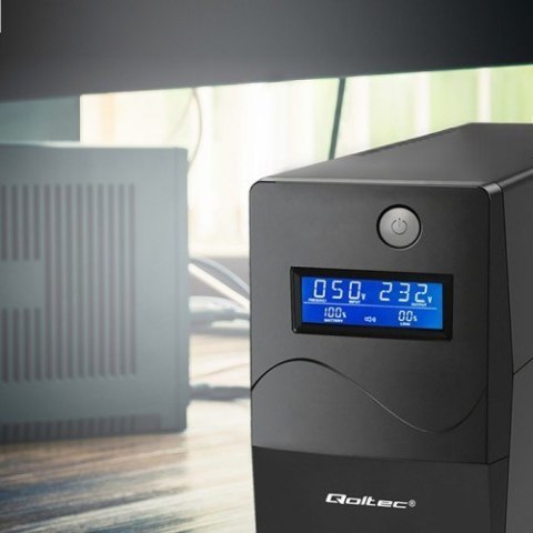 Zasilacz awaryjny UPS | Monolith | 850VA | 480W | LCD | USB | RJ45