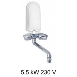 Ogrzewacz wody DAFI 5,5 KW z baterią białą (230V) (OUTLET)