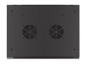 SZAFA INSTALACYJNA RACK WISZĄCA 19" 4U 600X450 CZARNA DRZWI PERFOROWANE LANBERG (FLAT PACK)
