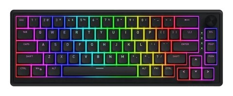 Klawiatura dla graczy Hator Skyfall 65 czarno-czarna