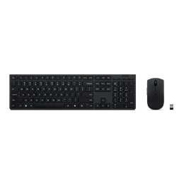 Zestaw klawiatura + mysz Lenovo Professional Wireless Rechargeable Combo czarny