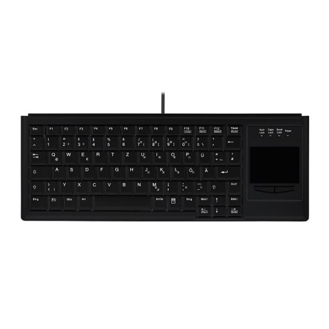 Contour Design Active Key AK-4400-GU klawiatura Przemysłowy USB QWERTZ Niemiecki Czarny