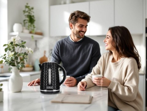 ELDOM CZAJNIK NELO,POJ.1,7 L,MOC 2000 W,CZARNY C26