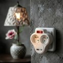 Maclean Gniazdko prądowe x2 USB MCE336 typ E