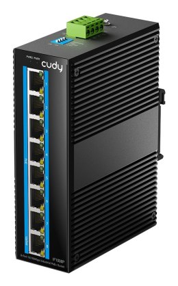 Przełącznik sieciowy/switch Cudy IF1008P (10/100) Czarny