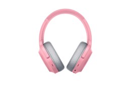 Razer RZ04-03790300-R3M1 słuchawki/zestaw słuchawkowy Bezprzewodowy Opaska na głowę Gaming USB Type-C Bluetooth Szary, Różowy