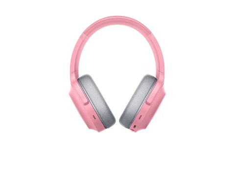 Razer RZ04-03790300-R3M1 słuchawki/zestaw słuchawkowy Bezprzewodowy Opaska na głowę Gaming USB Type-C Bluetooth Szary, Różowy