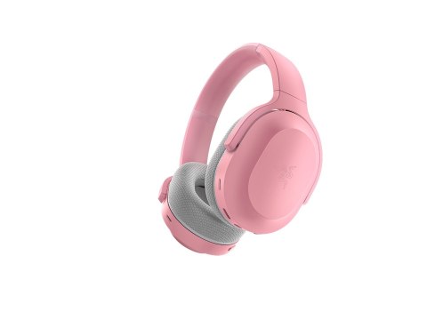 Razer RZ04-03790300-R3M1 słuchawki/zestaw słuchawkowy Bezprzewodowy Opaska na głowę Gaming USB Type-C Bluetooth Szary, Różowy