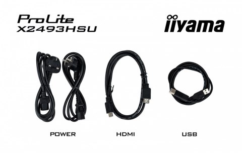 IIYAMA Monitor 27 cali X2793HSU-B1 IPS.HDMI.DP.120Hz,2xUSB, 1500:1,350cd, cienka ramka z 4 stron