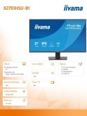 IIYAMA Monitor 27 cali X2793HSU-B1 IPS.HDMI.DP.120Hz,2xUSB, 1500:1,350cd, cienka ramka z 4 stron