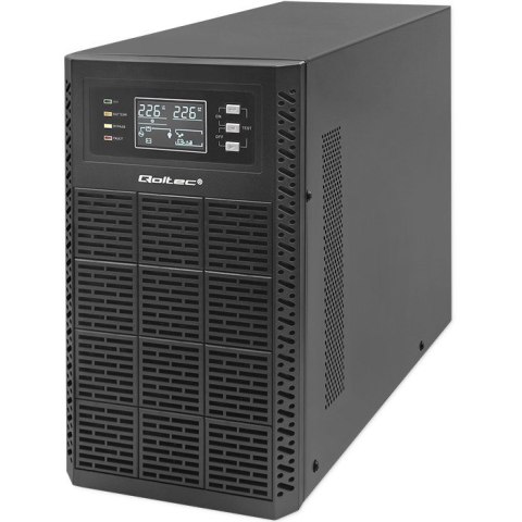 Zasilacz awaryjny UPS Qoltec 3kVA 3000W Power Factor 1.0 LCD EPO USB On-line
