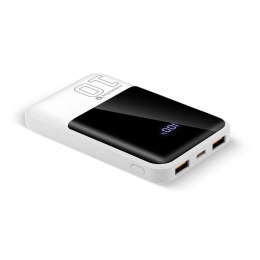 EverActive Powerbank 10 000 mAh 2X USB 1X USB-C 22,5W QC4.0 wyświetlacz LED