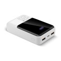 EverActive Powerbank 20 000 mAh 2X USB 1X USB-C 22,5W QC4.0 wyświetlacz LCD