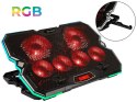 BLOW PODSTAWKA CHŁODZĄCA LAPTOP 6 FAN VORTEX RGB