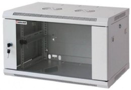 MANHATTAN Szafa wisząca 6U 60/45 szyba I-CASE EW-2006GL
