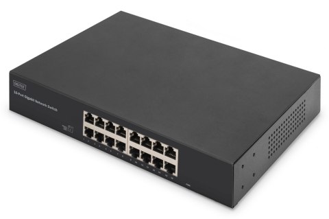 Switch niezarządzalny 19" Rack Gigabit 16x10/100/1000Mbps
