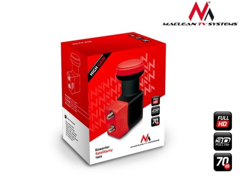 Maclean Konwerter satelitarny twin MCTV-670