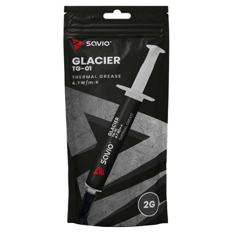 Savio Pasta termoprzewodząca GLACIER TG-01 4.7W/m-K, 2g