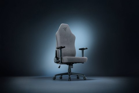 Wielowarstwowa tkanina Razer/stal Fotel do gier Iskur V2 X Jasnoszary