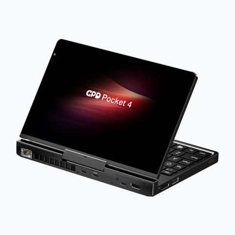 Laptop GPD-Pocket-4 Ryzen 7 8840U/8" WQXGA (2560x1600) Touchscreen 144Hz IPS/x360/LAN/16GB/SSD 1TB/BT/BLKB/FPR/x360/Radeon 780M 