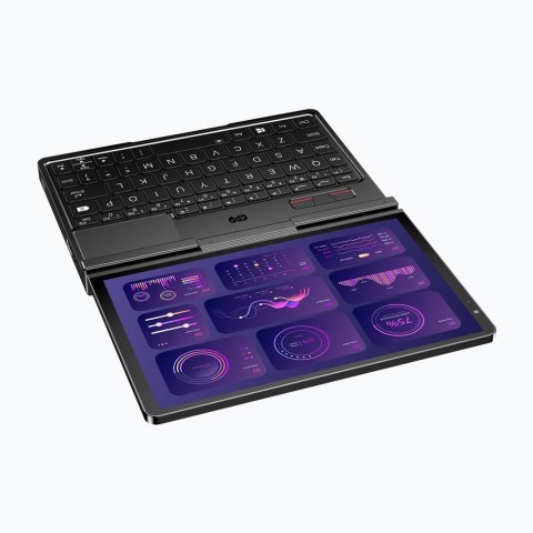 Laptop GPD-Pocket-4 Ryzen 7 8840U/8" WQXGA (2560x1600) Touchscreen 144Hz IPS/x360/LAN/16GB/SSD 1TB/BT/BLKB/FPR/x360/Radeon 780M 