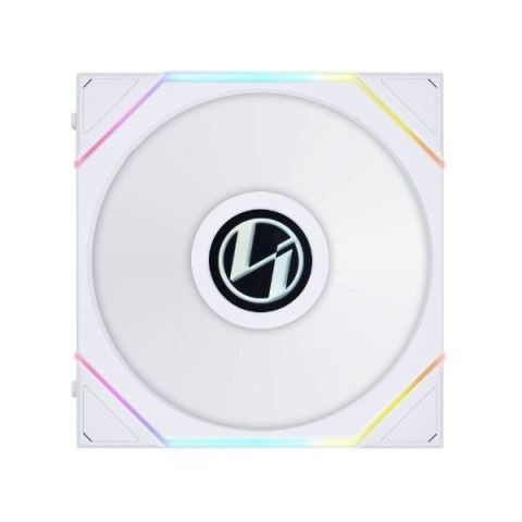 Wentylator bezprzewodowy Lian Li UNI FAN TL LCD, ARGB, PWM - 140mm, biały