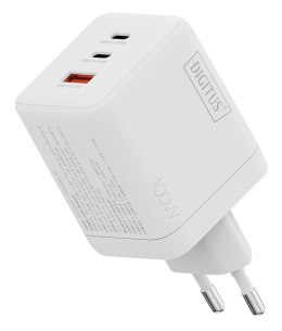 Digitus Ładowarka USB GaN 100W, 2x USB-C, 1x USB-A