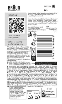 Braun Series 7 74 S Głowica goląca