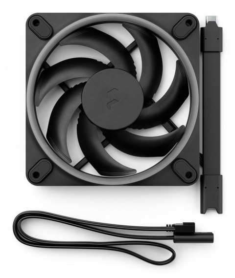 Fractal Design Momentum 12 RGB Obudowa komputera Wentylator 12 cm Czarny 3 szt.