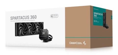 DeepCool Spartacus 360 Procesor Zestaw do chłodzenia płynami 12 cm Czarny