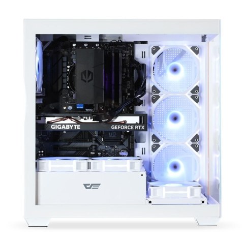 Komputer HIRO Aurora White Edition Intel i5 14400F, RTX 5070 12GB, 16GB RAM, 1TB SSD, WIFI, W11