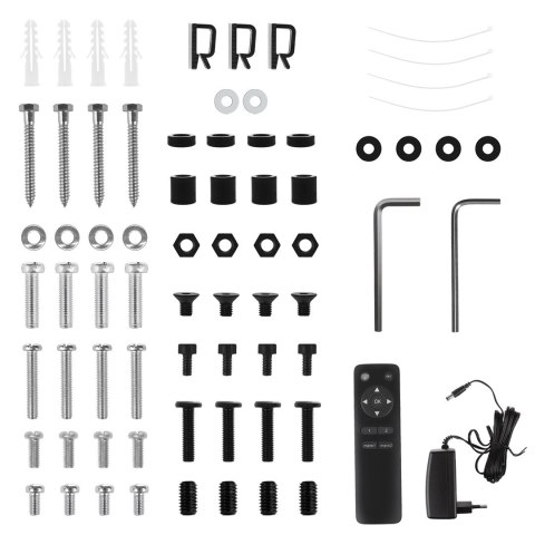 Uchwyt elektryczny do TV Maclean, sufitowy, obsługa Tuya, max. VESA 800x400, reg. w poz. +90°~-90°, dla TV 43-86", max. 45kg, MC