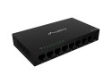 Lanberg Switch DSM1-1008 8X 1GB/S niezarządzalny Gigabit Ethernet Desktop 12V ( obudowa metalowa)
