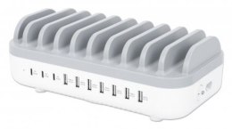 MANHATTAN 10-PORTOWA STACJA ŁADUJĄCA USB 120W 3X U