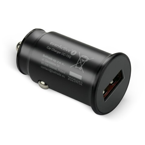 EverActive Ładowarka samochodowa CC-15Q QC3.0 18W 1XUSB