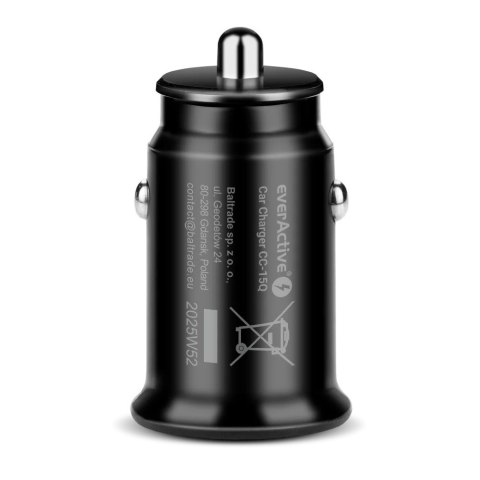 EverActive Ładowarka samochodowa CC-15Q QC3.0 18W 1XUSB