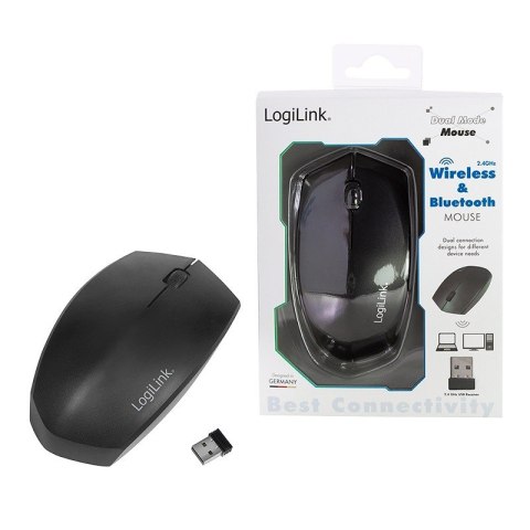 LogiLink Ergonomiczna mysz bezprzewodowa, 2.4GHz,1200dpi