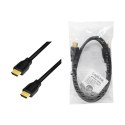LogiLink Kabel HDMI 4K/60Hz, CCS , czarny, 1m