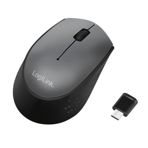LogiLink Mysz bezprzewodowa 2.4GHz, USB-C, optyczna