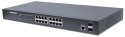 FIXPOINT Switch zarządzalny 16x RJ45 Gigabit PoE+ 374W, 2x SFP 561198
