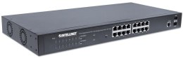 FIXPOINT Switch zarządzalny 16x RJ45 Gigabit PoE+ 374W, 2x SFP 561198