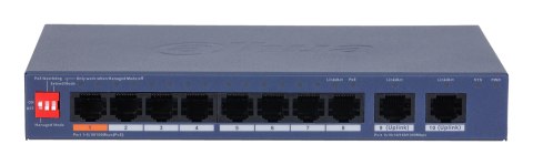 Dahua Technology CS4010-8ET2GT-60 przełącznik sieciowy Zarządzany L2 Gigabit Ethernet (10/100/1000) Obsługa PoE Niebieski